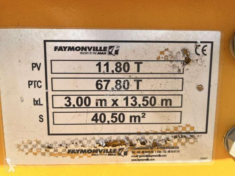 نصف مقطورة Faymonville  MULTIMAX 4 ESSIEUX