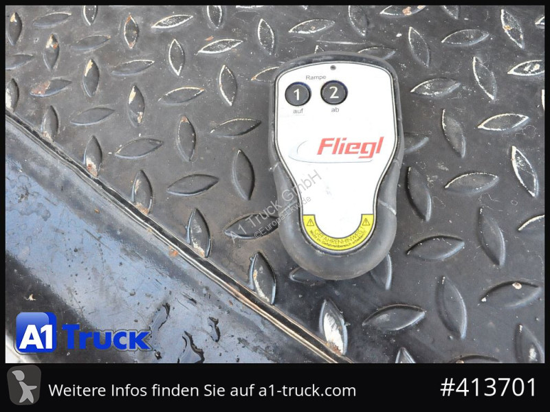نصف مقطورة Fliegl SDS 480, Tieflader Stapler...