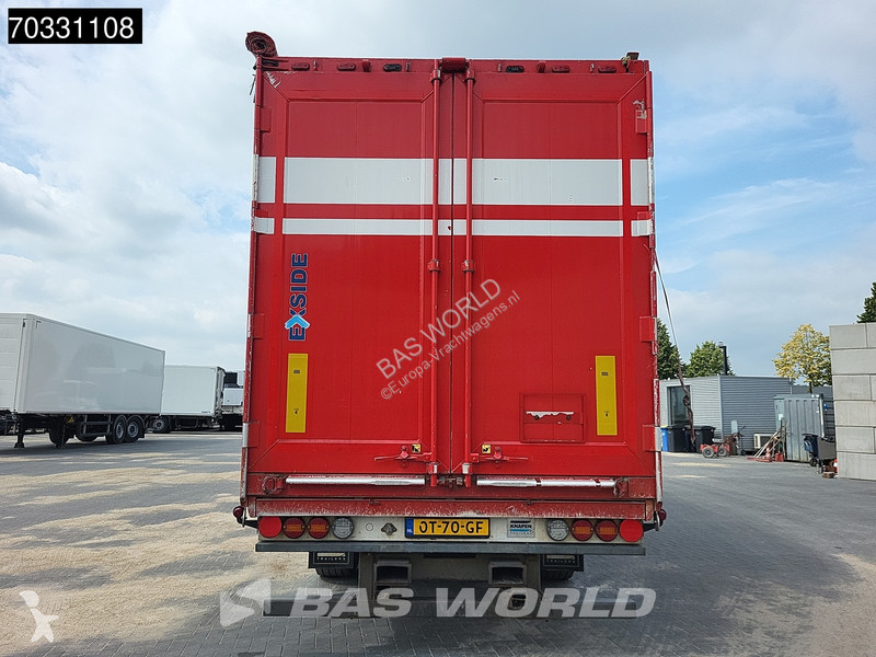 نصف مقطورة Knapen K600 Side Doors 10MM Lift Axle