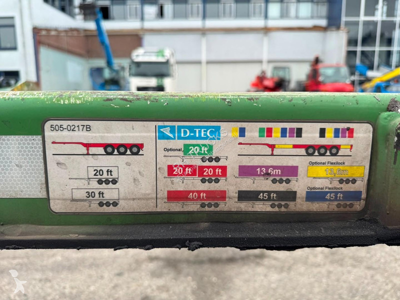 Oplegger D-TEC FLEXITRAILER - TRIPLE EXTENDABLE