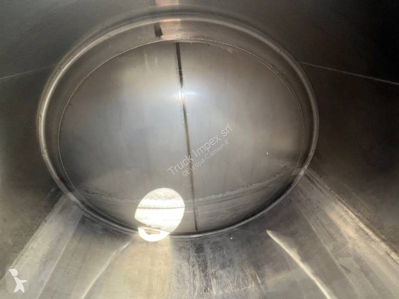 نصف مقطورة Menci SA955 - 2 scomparti inox anno...