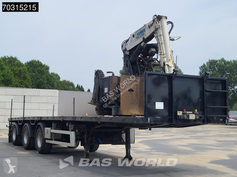 نصف مقطورة Pacton T3-003 Kennis 16T Steering Crane
