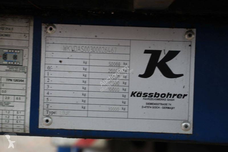 Semi remorque Kässbohrer LB3e