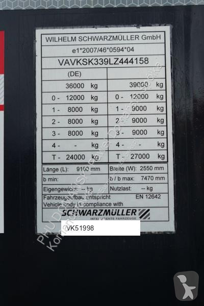 Oplegger Schwarzmüller / WYWROTKA / 26 M3 / OŚ...
