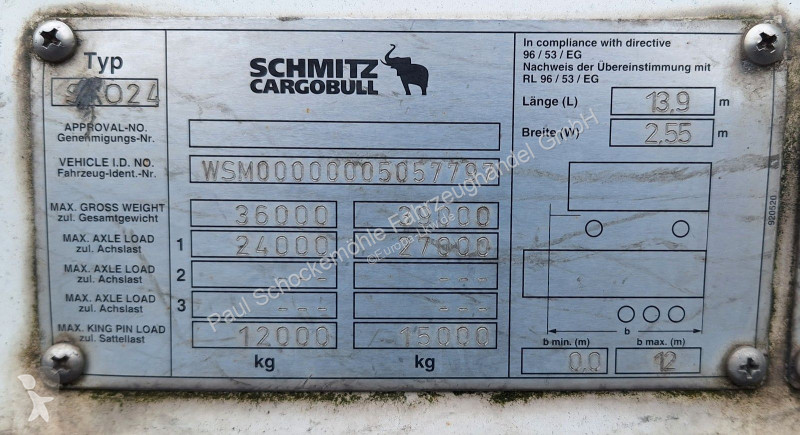 Oplegger Schmitz Cargobull 24