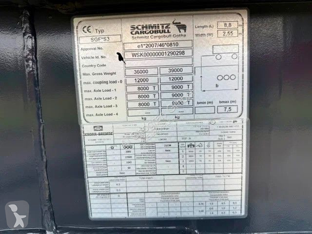 Návěs Schmitz Cargobull SGF...