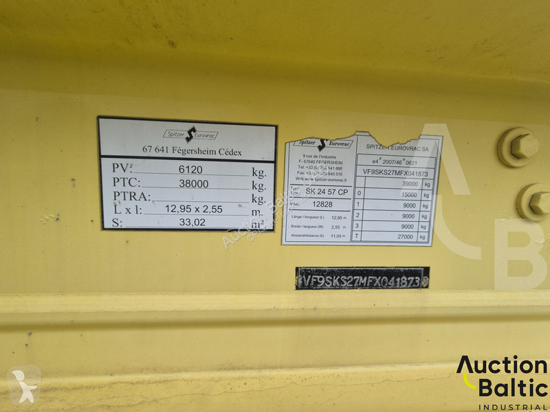 Semitrailer Spitzer SK 24 57 CP