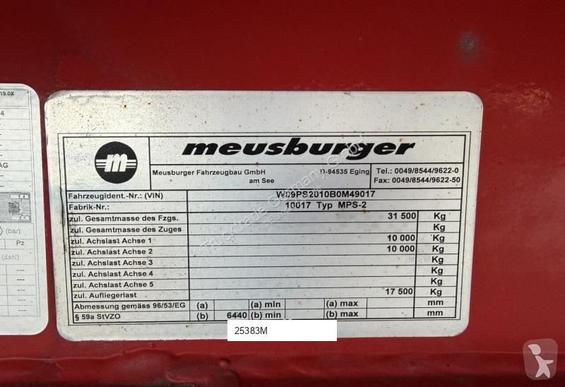 Полуприцеп Meusburger MPS-2