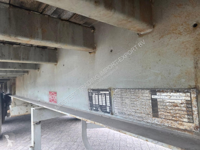 Pacton BPW - Drum 3-axle curtainsider...