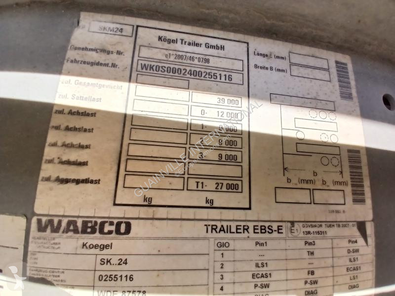 Kögel  NC semi-trailer