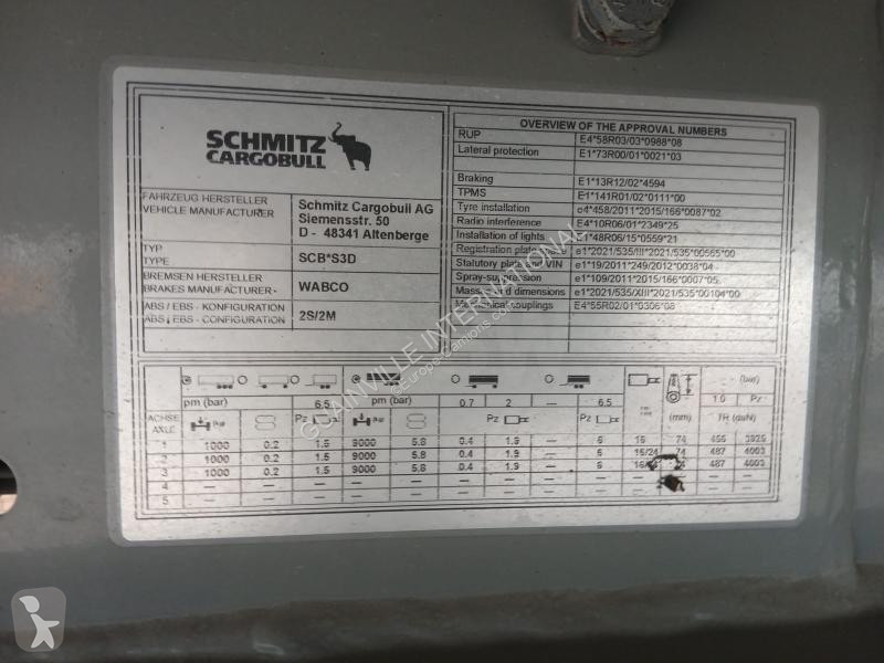 Schmitz Cargobull  semi-trailer