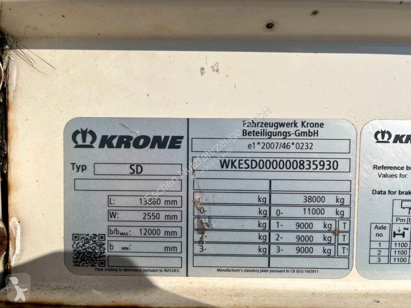 نصف مقطورة Krone Tautliner | 2x...