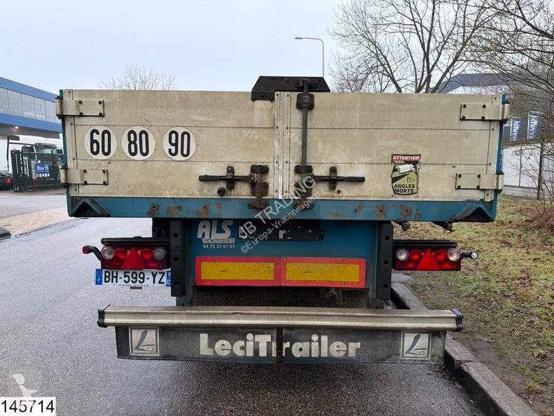 Lecitrailer open laadbak semi-trailer