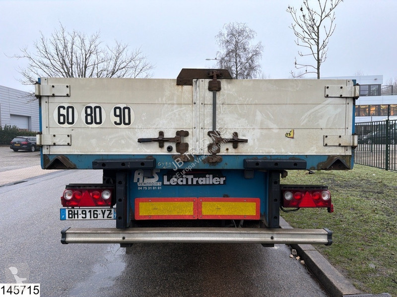 Lecitrailer open laadbak semi-trailer