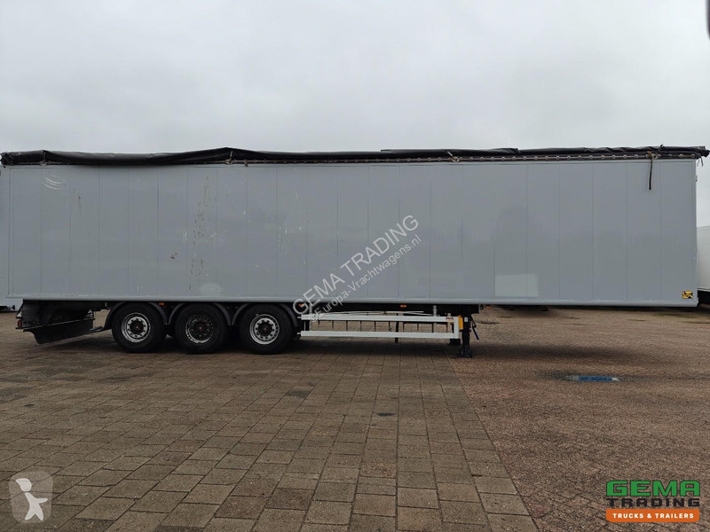 Kraker trailers 92m³ Walking floor - Galvanized...