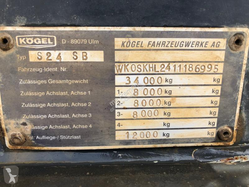 Semitrailer Kögel P1M-P1R S24SB