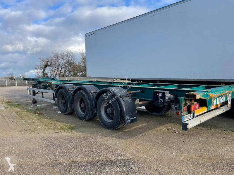 Location semi remorque Lecitrailer porte containers Surbaissé châssis