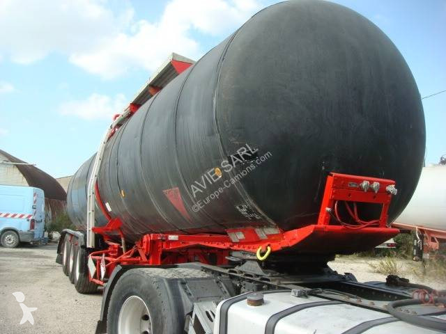 Semitrailer Trailor 33000L 3 ESSIEUX 1991