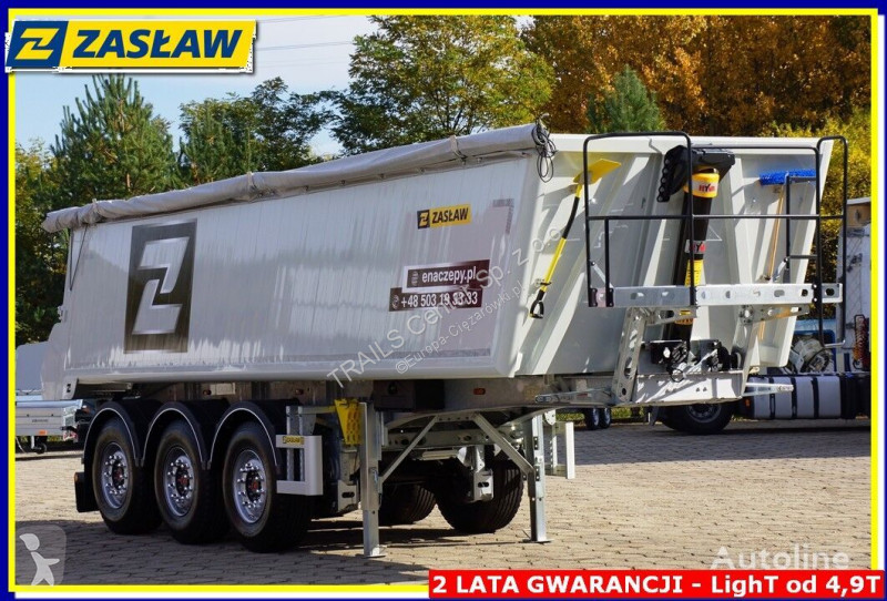 Semi remorque Zasław 28 m³ !! Light UP 4.990 kg...