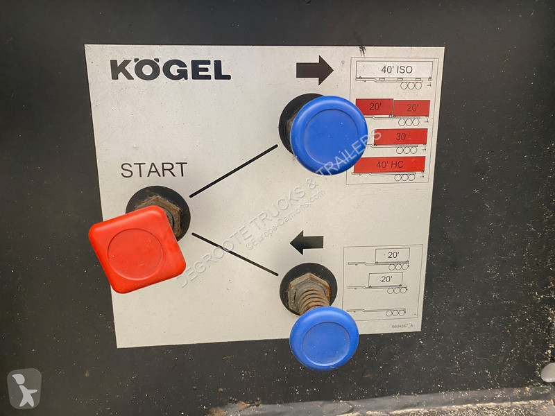 Semitrailer Kögel Polyvalent skelet 20-30-40 ft
