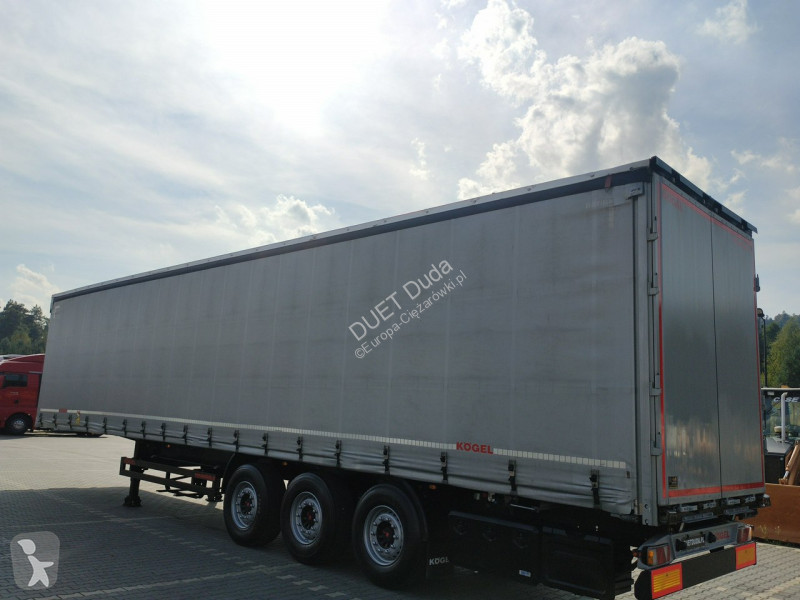 Semitrailer Kögel Coil mulda 3 Osie SAF Dach i...