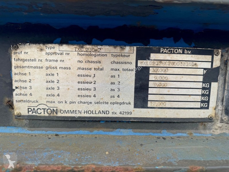 Semitrailer Pacton TXC230-2