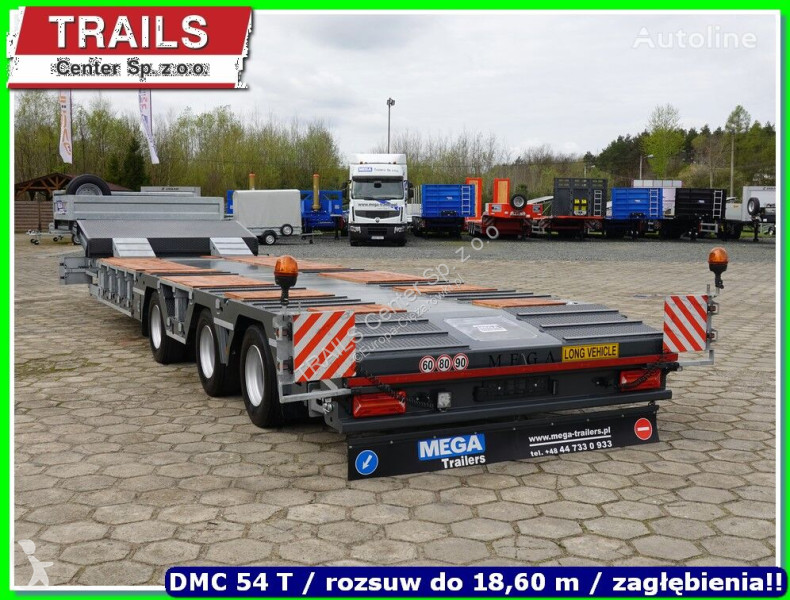 Sættevogn Mega Extandable Low-loader 18.60 m 2...