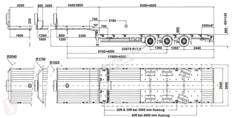 Semitrailer Faymonville MAX Trailer...