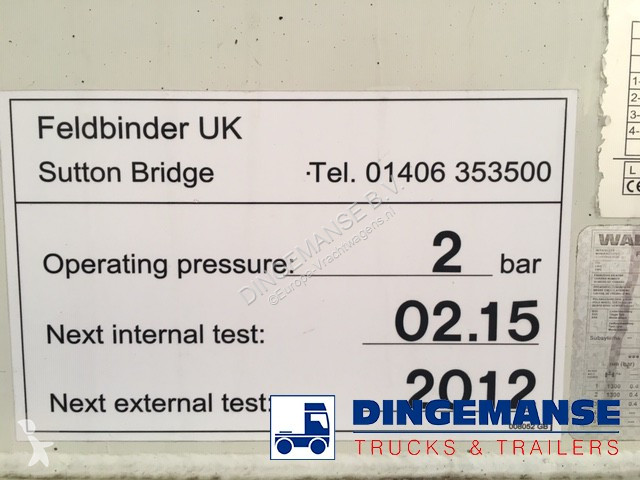 Semiremorca Feldbinder Powder tank alu 43 m3 /...