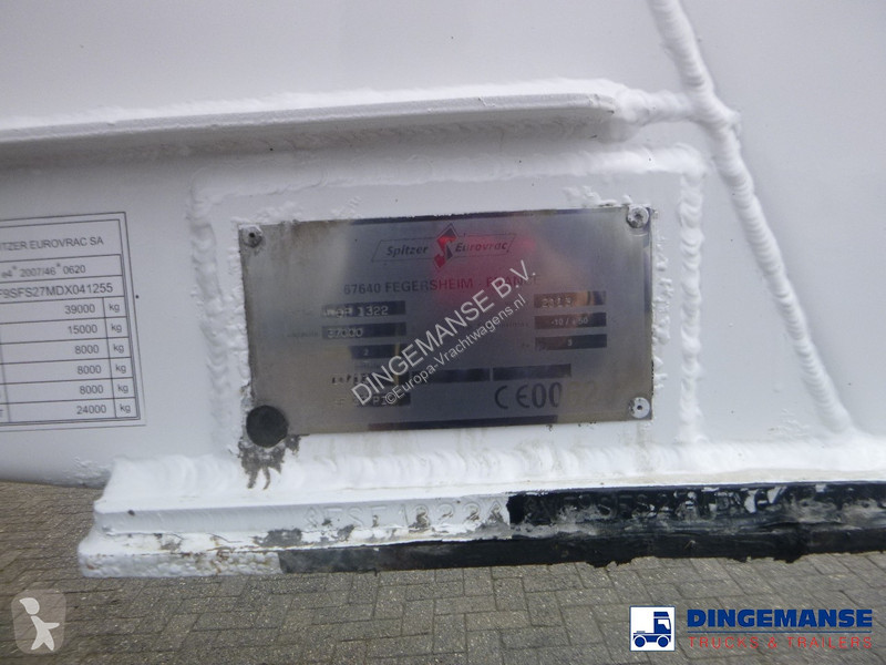 Semiremorca Spitzer Powder tank alu 37 m3 / 1 comp
