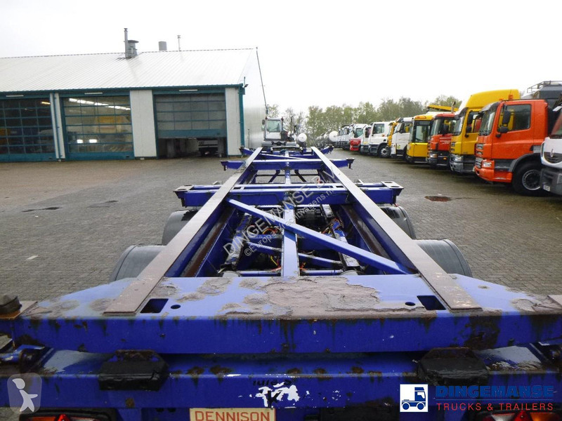 نصف مقطورة Dennison 3-axle container trailer...