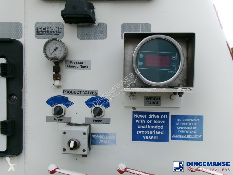 Semi reboque Feldbinder Powder tank alu 36 m3 /...