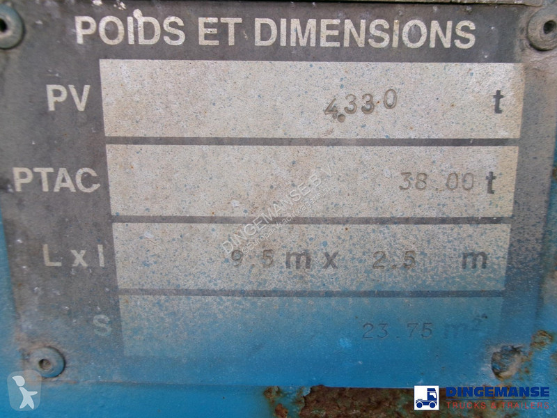 Semiremorca Fruehauf Container trailer 20-30 ft...