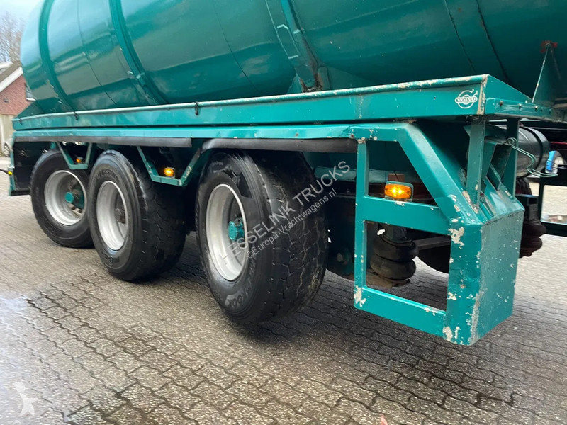 Semi reboque EKW 36m3 RVS Mestoplegger 2x...