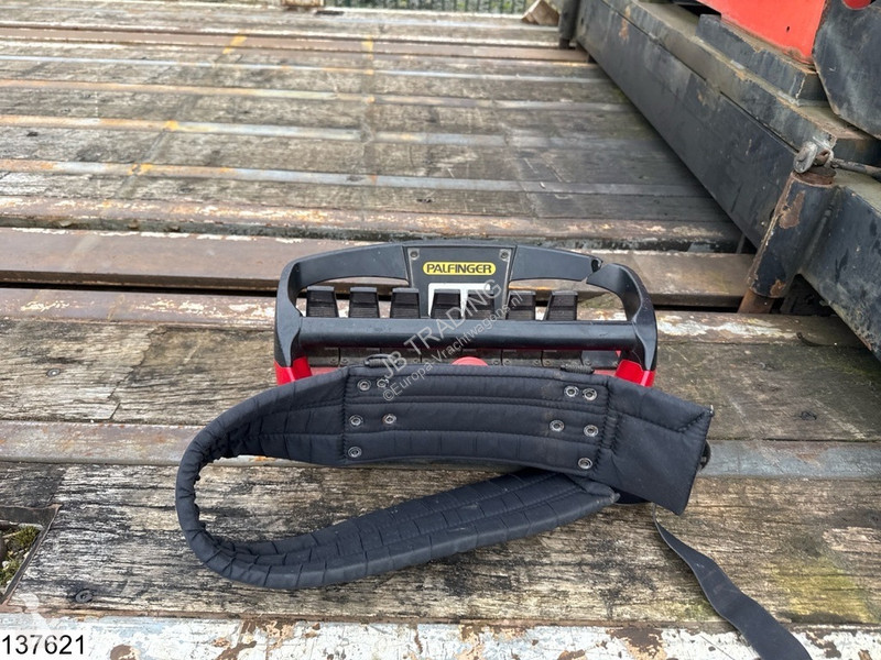 Semitrailer Lecitrailer open laadbak Palfinger...