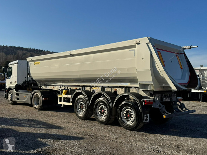 Semitrailer Zasław D-653A Mulda Stalowa Hardox 30m
