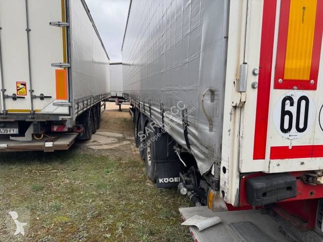 Semi remorque Kögel EC 863 XK Hayon