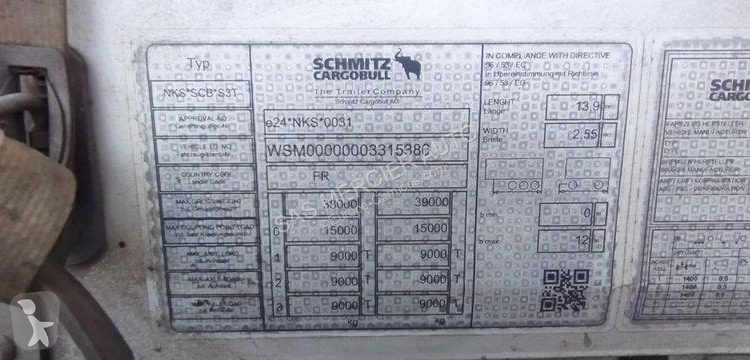 Semi remorque Schmitz Cargobull