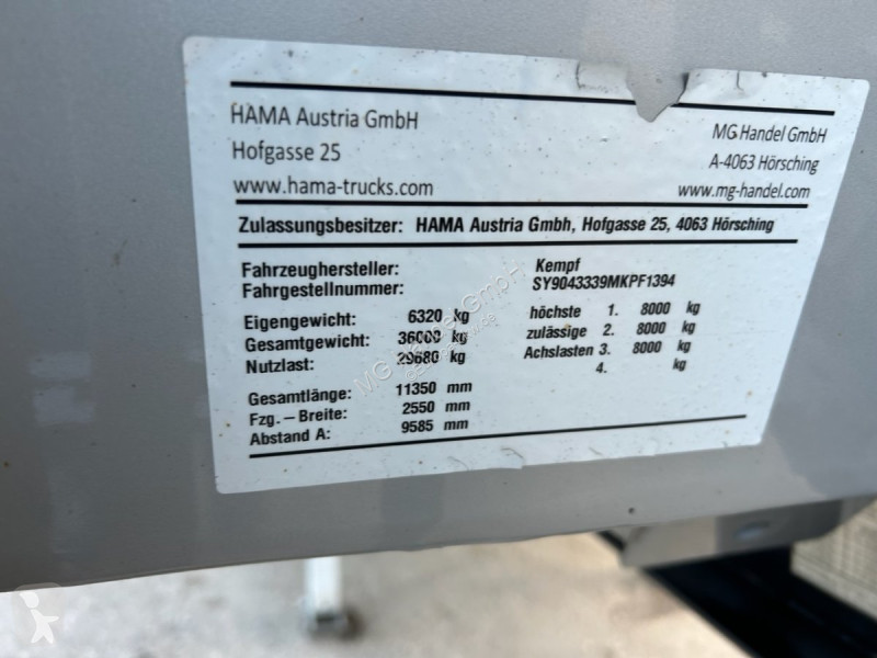 Oplegger Kempf SKM 39 Alu-Kastenmulde 55m³...