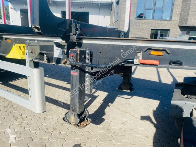 Sættevogn  Holzauflieger mit Schemel und Rungen