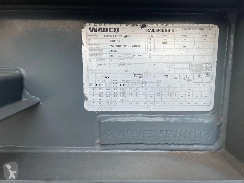 Semiremorca Lück 60m3 Schrottkipper Hardox SAF...