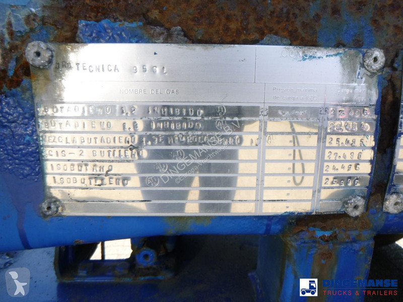 Semi remorque  Gas tank steel LPG 49.9 m3 / 1comp