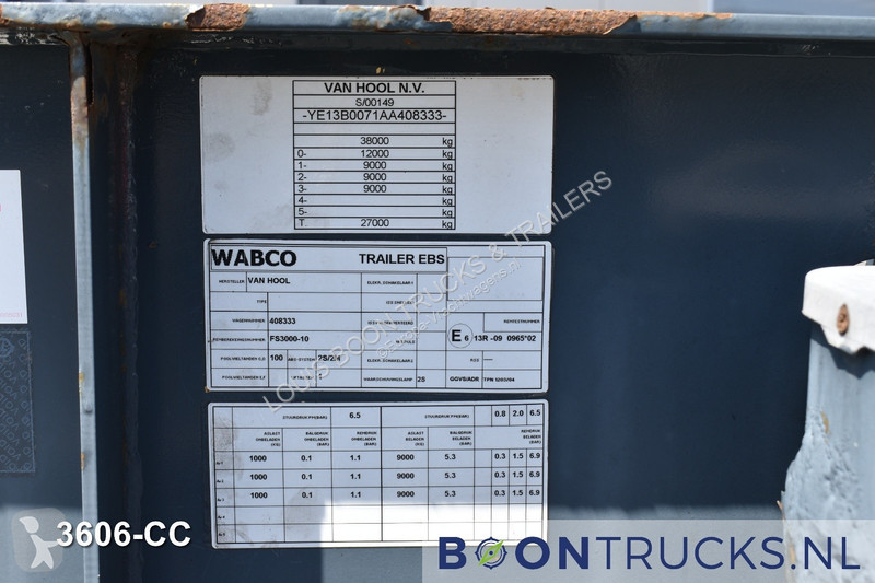 Oplegger Van Hool 3B0071 € 12750 STACK PRICE |...