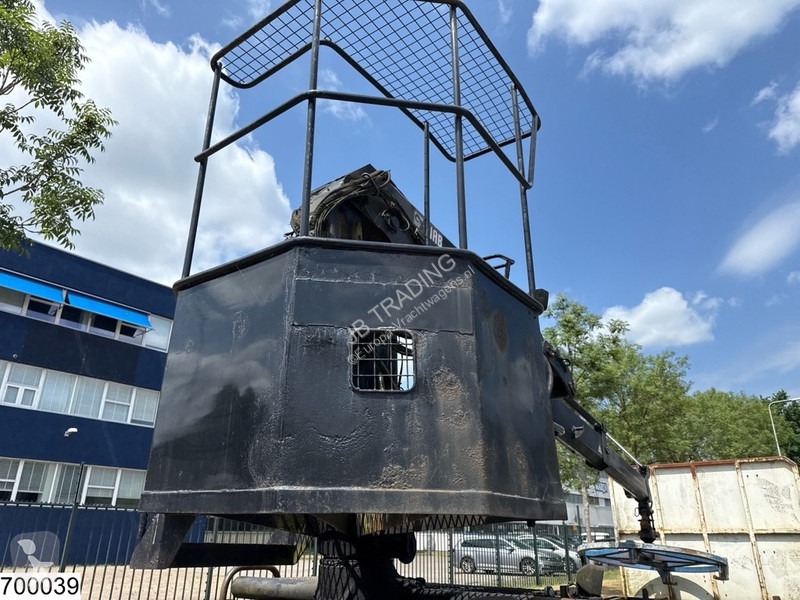 Semi remorque Samro open laadbak Hiab