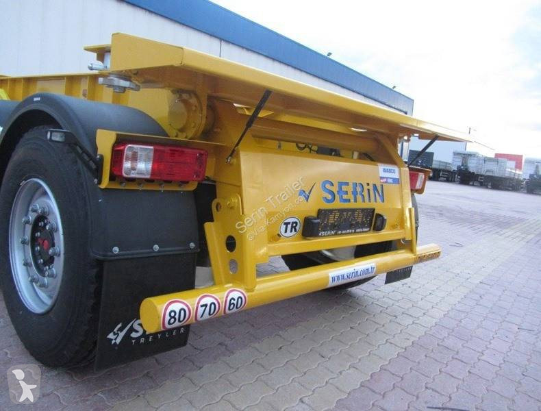 Semi remorque Serin Tipper Container Carrier...