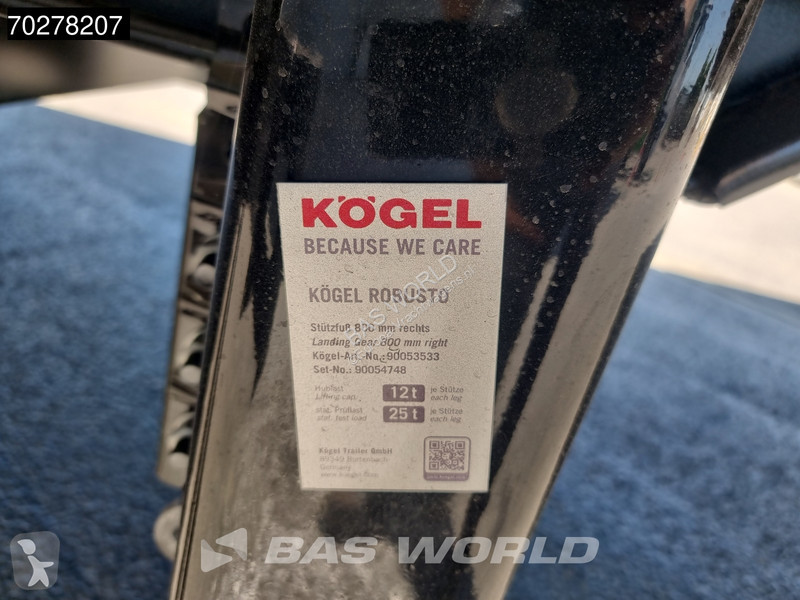 Semi remorque Kögel S24-1 NEW Liftachse Bordwände