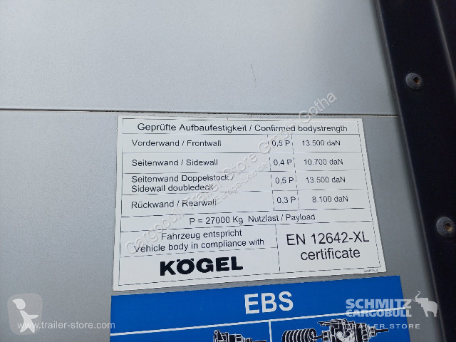 Oplegger Kögel Curtainsider Standard