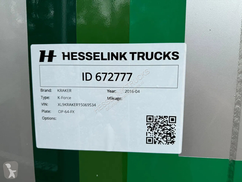 Semi reboque Kraker trailers K-Force 92m3...