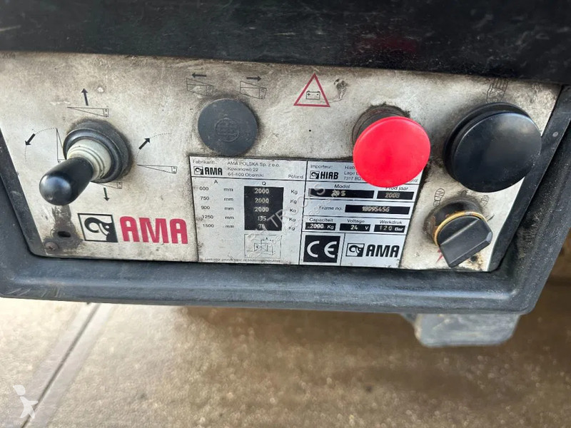 Oplegger Van Hool LAST AXEL STEERING, LIFT 2000KG