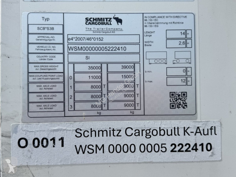 Semiremorca Schmitz Cargobull Cargobull SCB S3B...